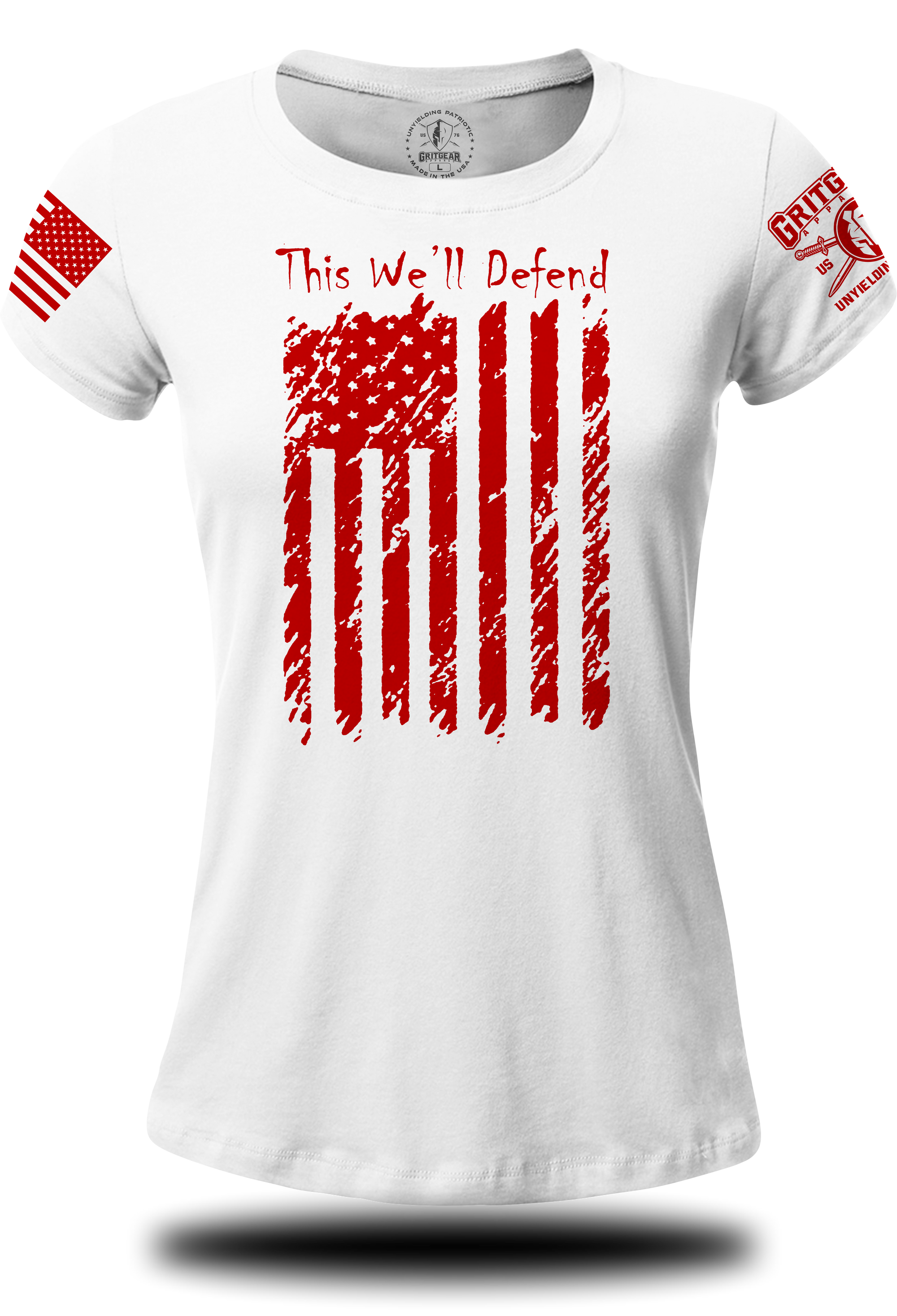 This We'll Defend Flag - W Tee