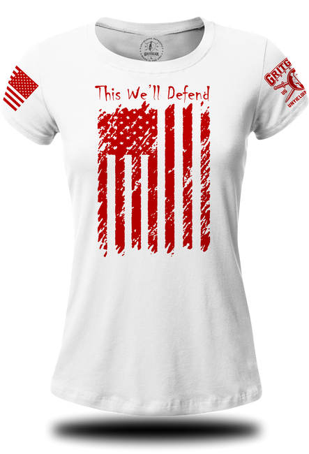 This We'll Defend Flag - W Tee