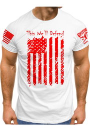 This We'll Defend Flag- Tee | Grit Gear Apparel