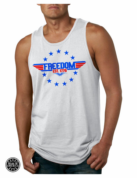 Ryan Weaver Top Gun freedom EST 1776 Men's Tank