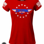 Ryan Weaver - Top Gun Freedom EST 1776 LADIES Slim Fit T-shirt | Grit Gear Apparel