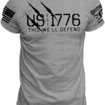 US EST 1776 Defend T-Shirt | Grit Gear Apparel