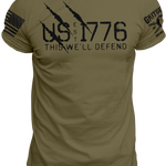 US EST 1776 Defend T-Shirt | Grit Gear Apparel