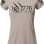 US EST 1776 Defend T-Shirt | Grit Gear Apparel