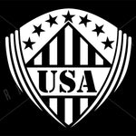 USA Banner Style Vinyl Decal | Grit Style Gear