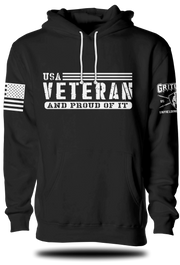 USA Veteran Proud of It Hoodie | Grit Gear Apparel ®