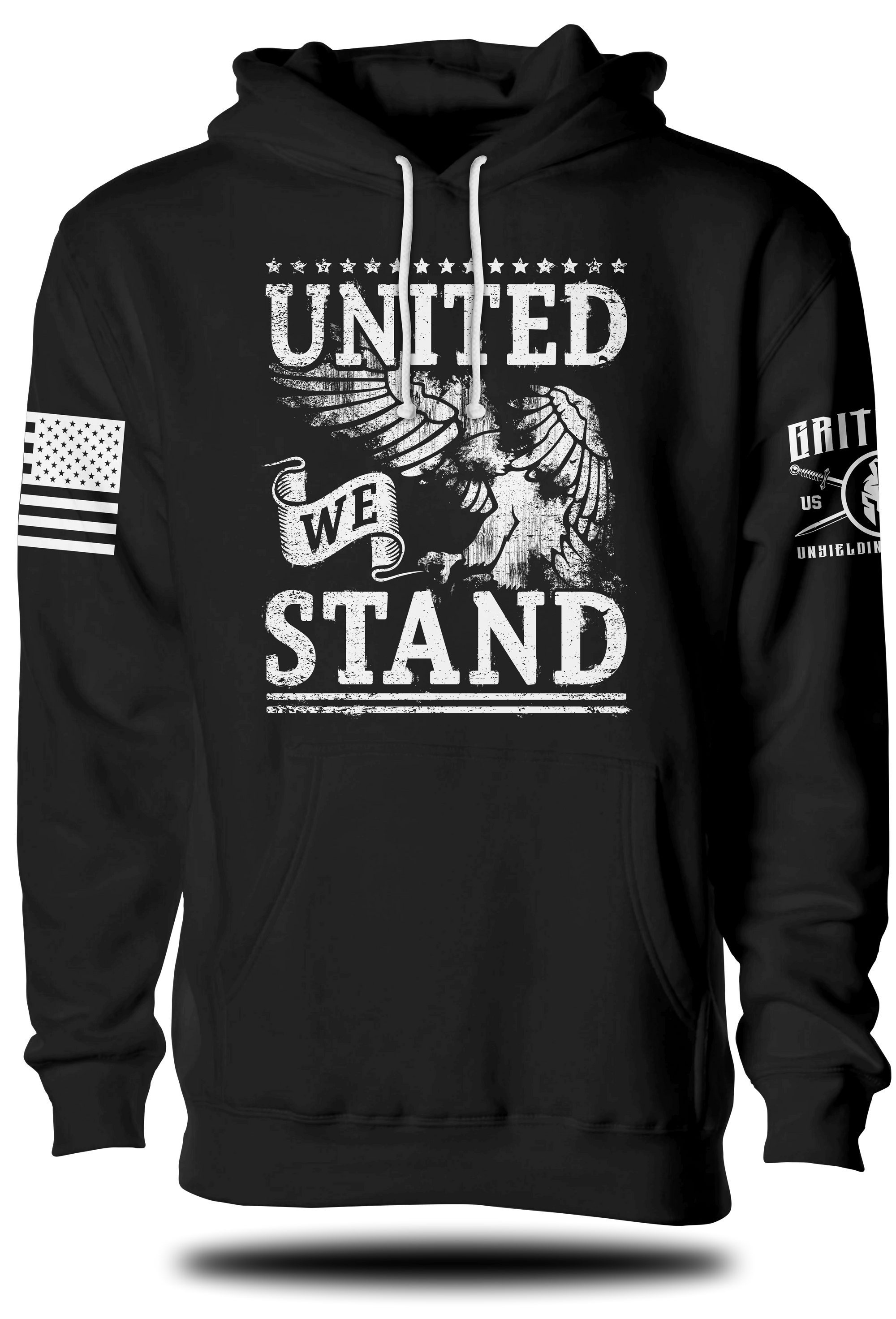 United We Stand Eagle Hoodie | Grit Gear Apparel ®