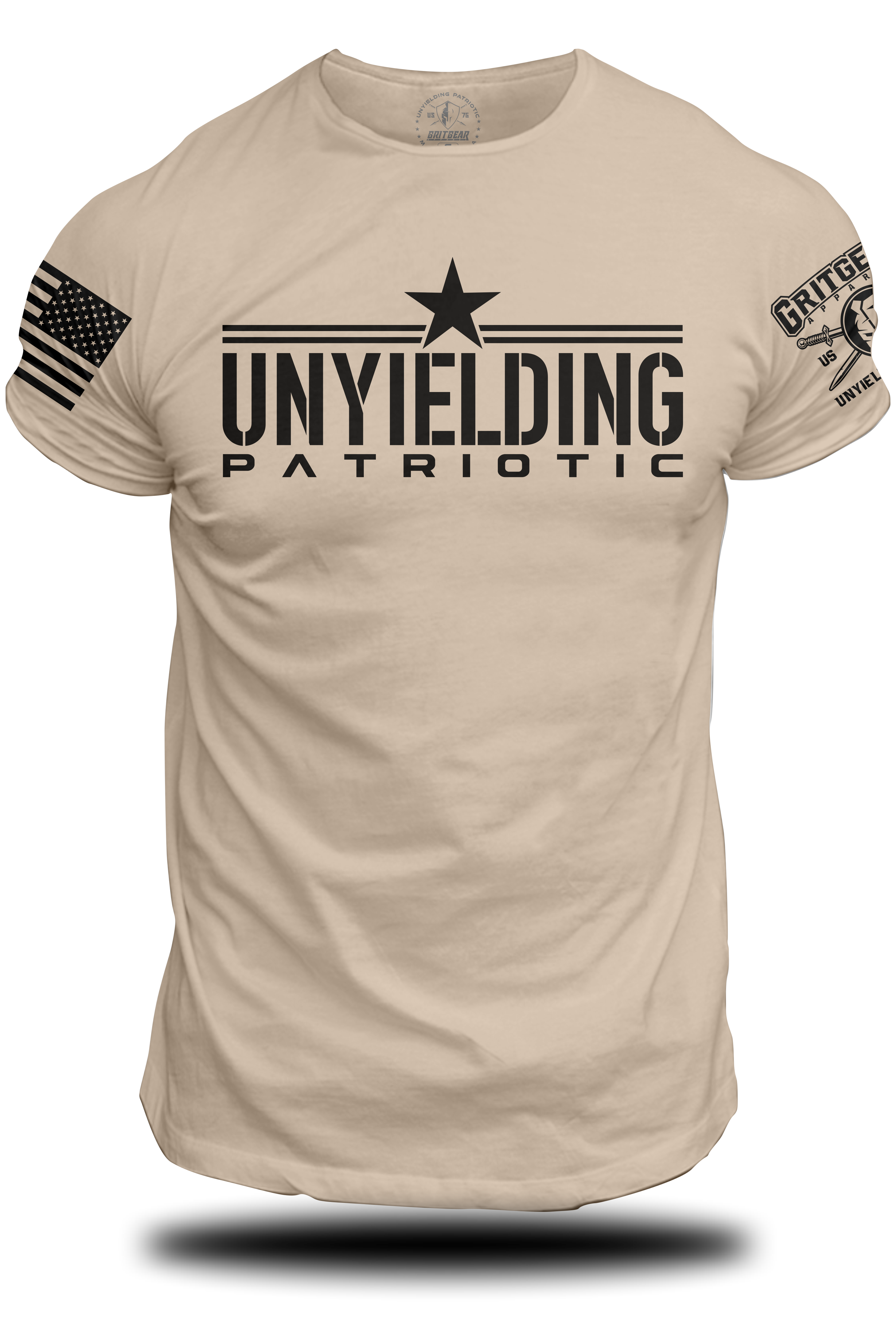 Unyielding Patriotic T-shirt | Grit Gear Apparel