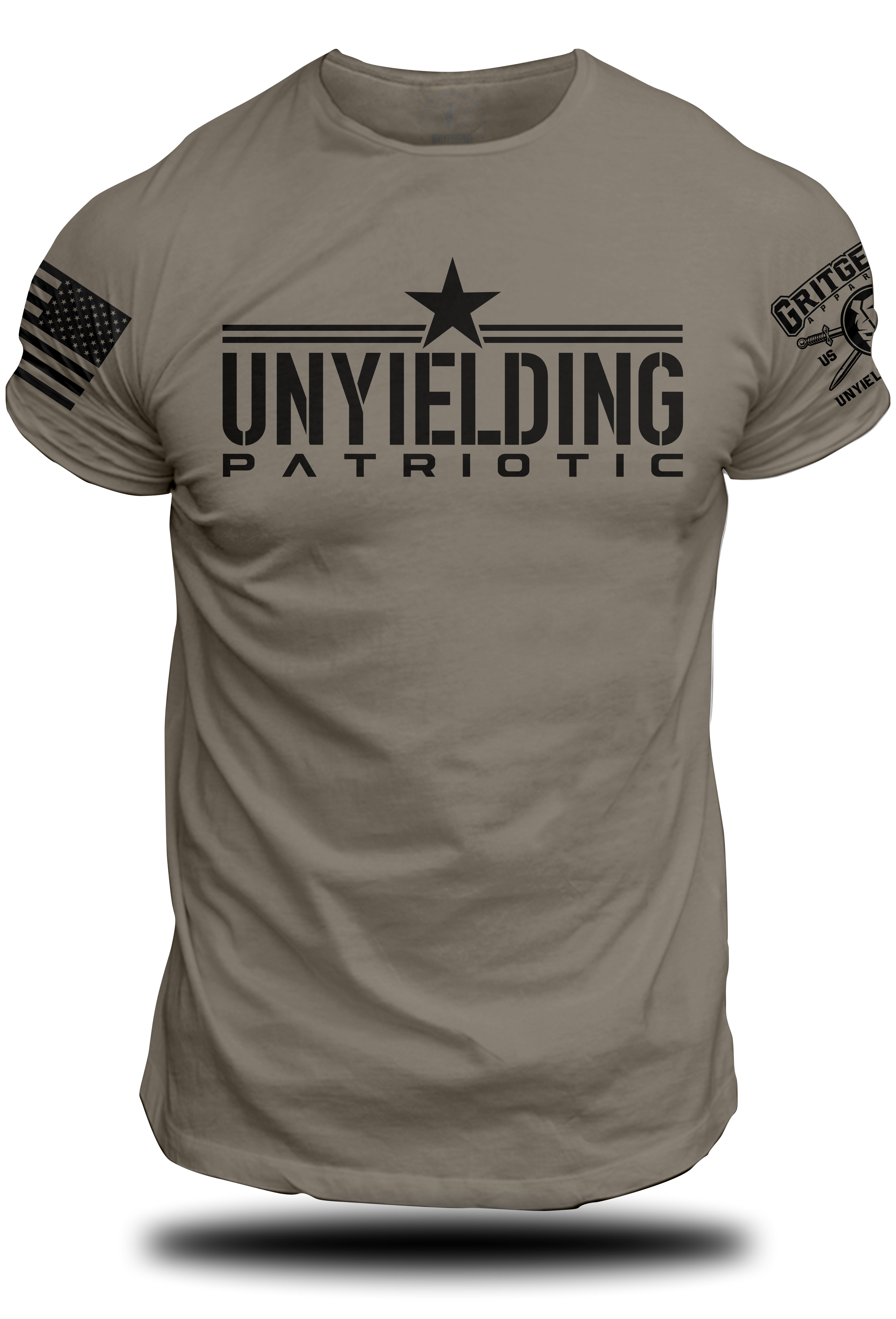 Unyielding Patriotic T-shirt | Grit Gear Apparel