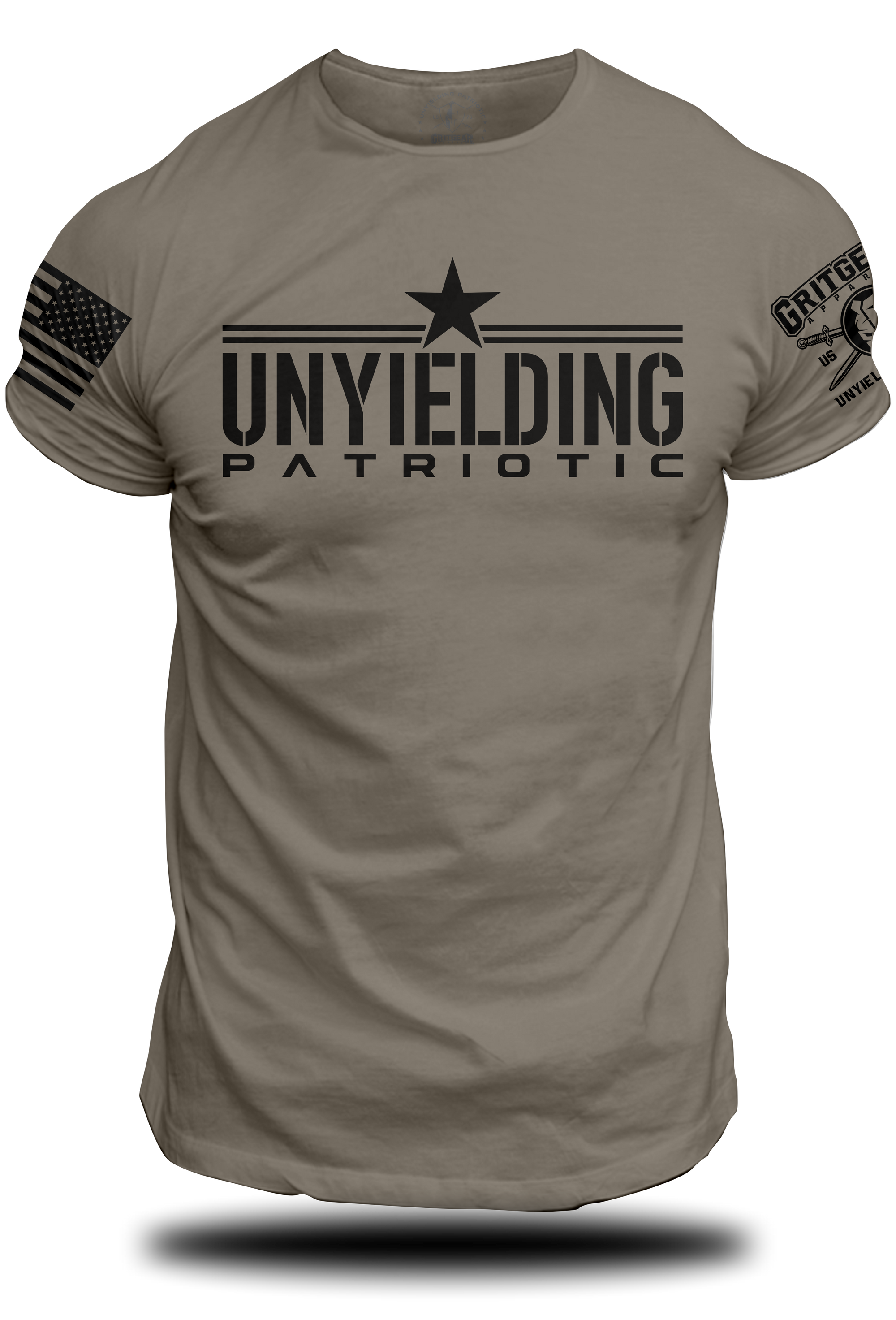 Unyielding Patriotic T-shirt | Grit Gear Apparel