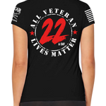 All Veteran Lives Matter Ladies Tee | GRITGEAR™ Apparel