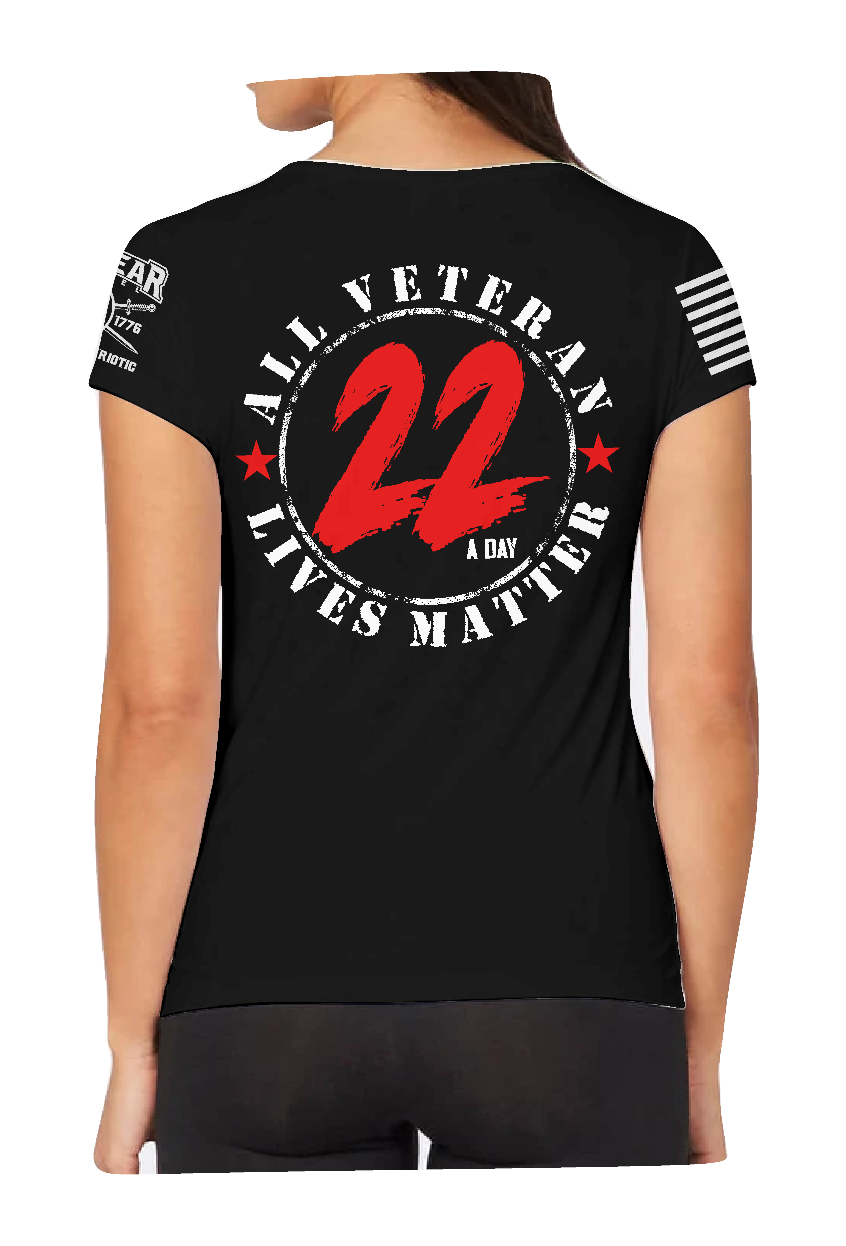 All Veteran Lives Matter Ladies Tee | GRITGEAR™ Apparel
