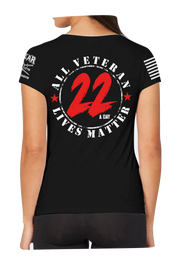 All Veteran Lives Matter Ladies Tee | Grit Gear Apparel