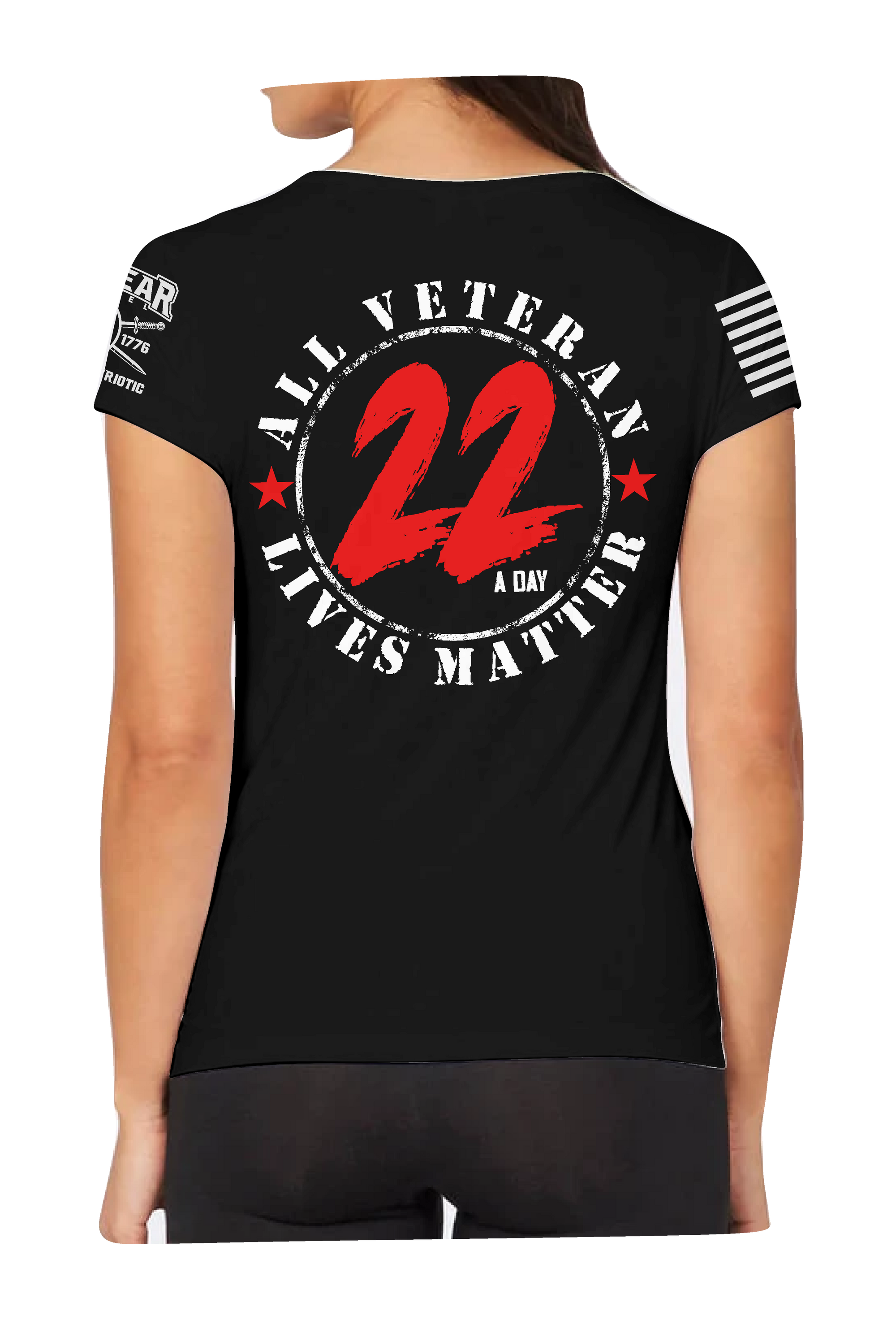 All Veteran Lives Matter Ladies Tee | Grit Gear Apparel