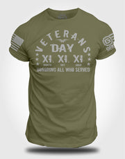 Veterans Day 11.11.11 Ryan Weaver T-shirt | Grit Gear Apparel