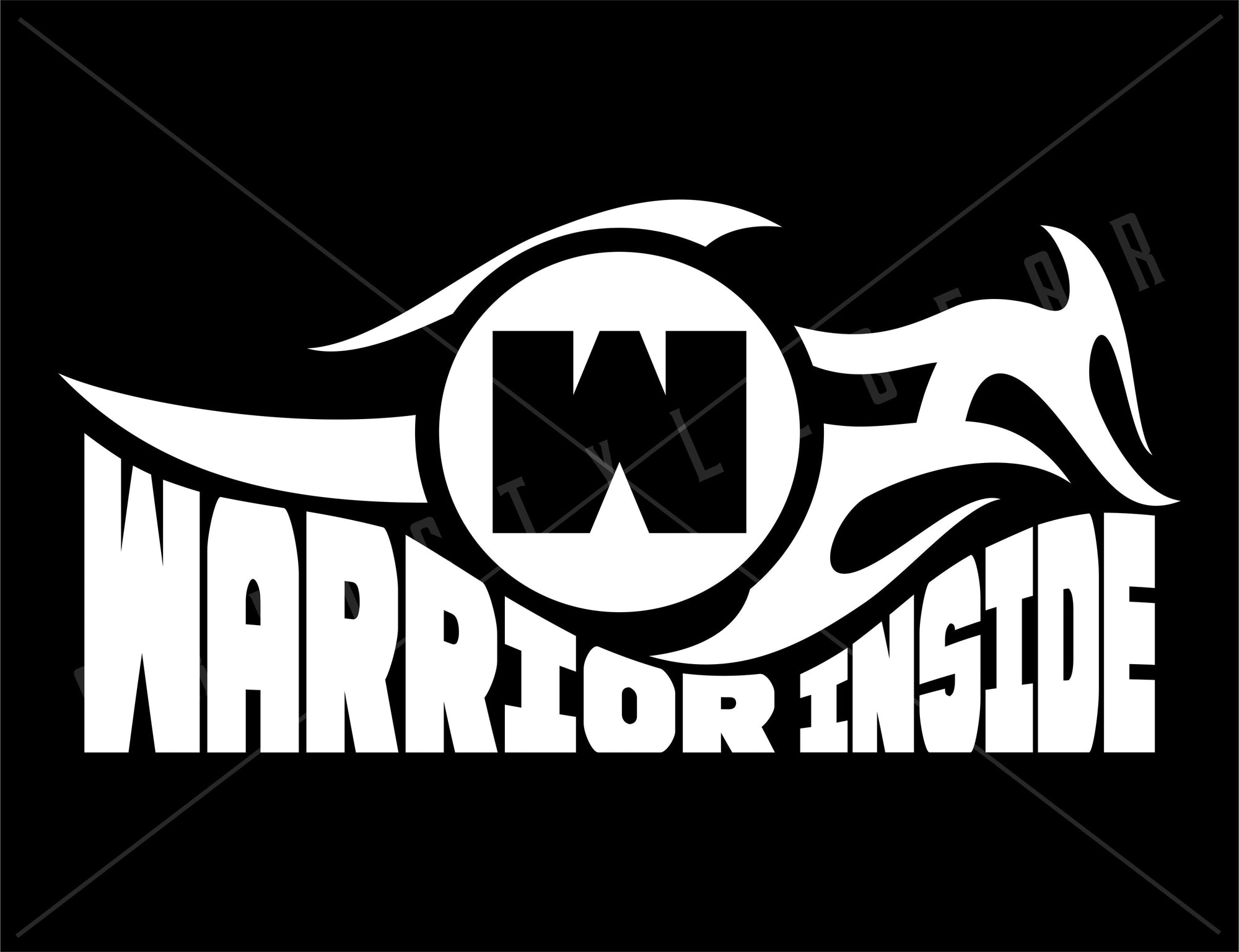 Warrior Inside Vinyl Decal | Grit Style Gear