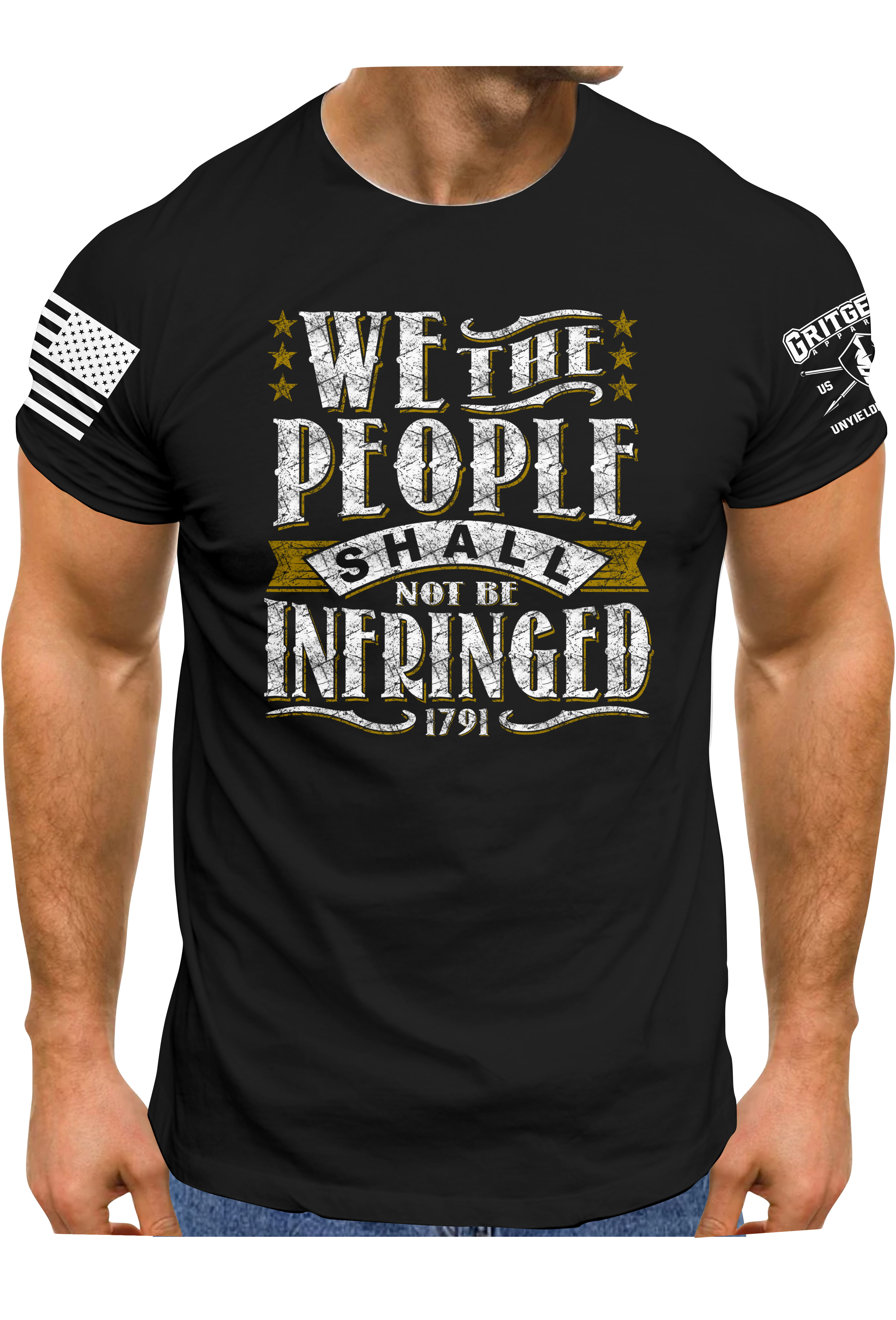 We The People Shall Not Be Infringed T-Shirt | Grit Gear Apparel 