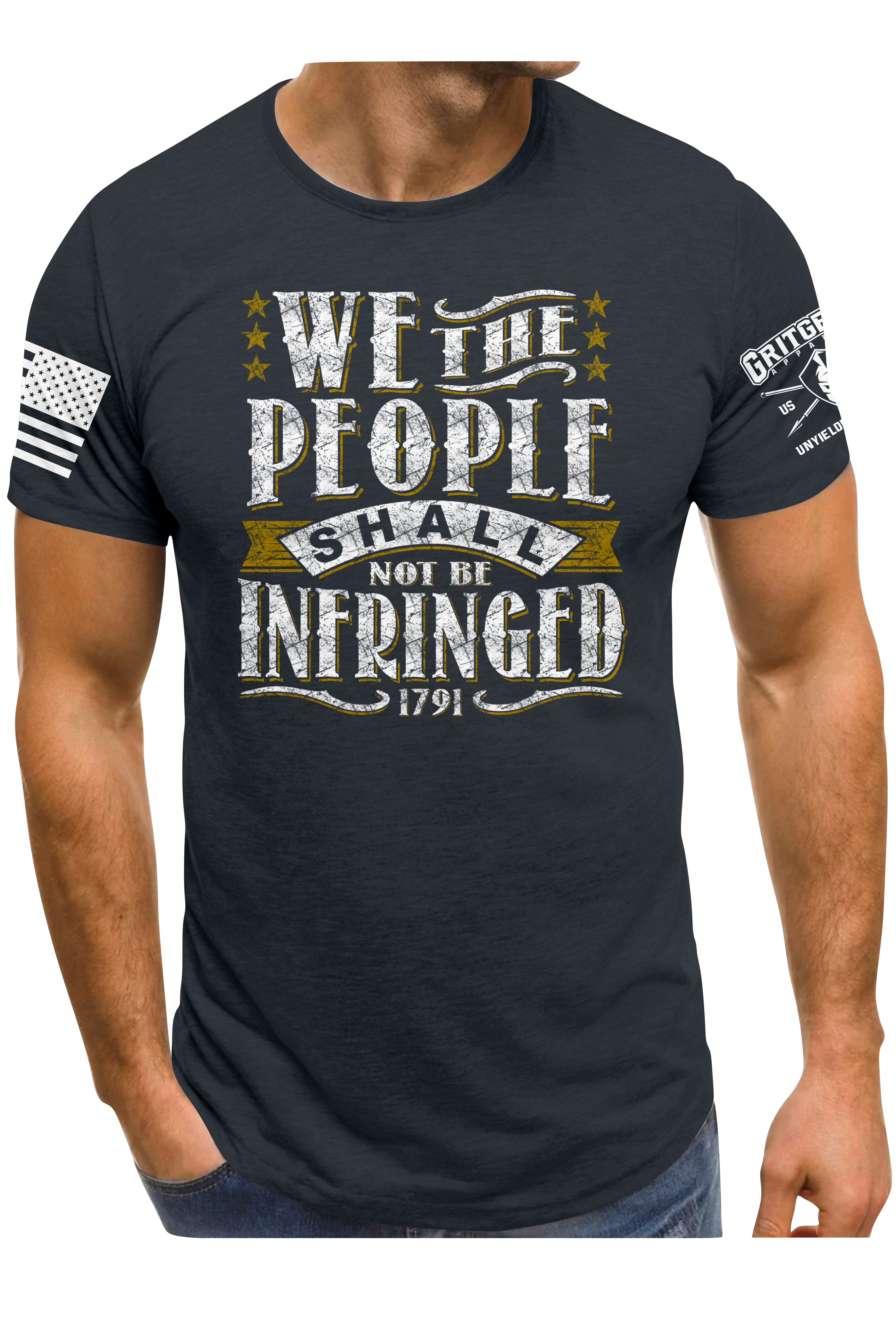 We The People Shall Not Be Infringed T-Shirt | Grit Gear Apparel 