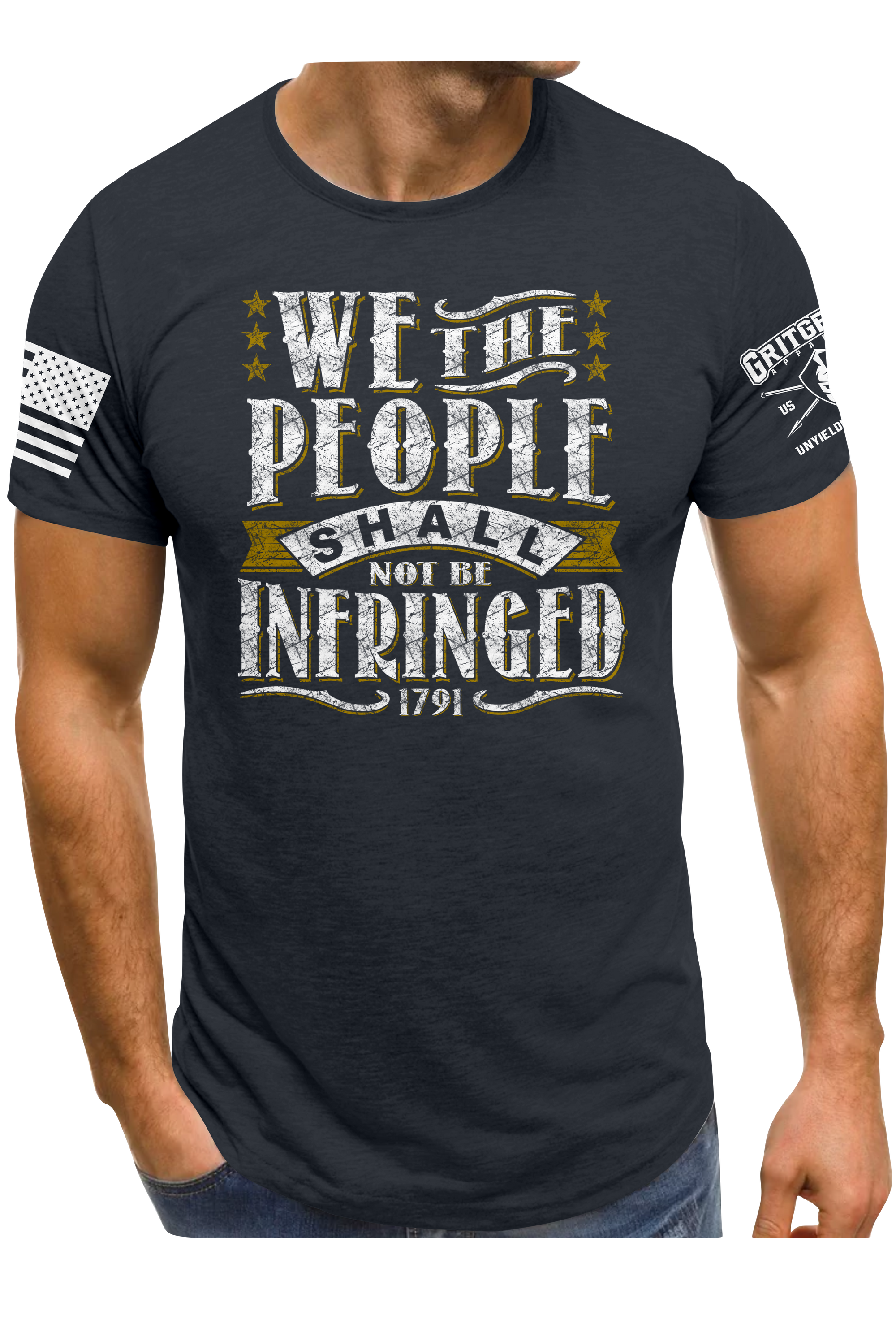 We The People Shall Not Be Infringed T-Shirt | Grit Gear Apparel 