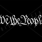 We The People Vinyl Decal | Grit Style Gear