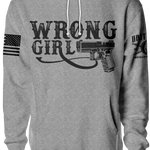 Wrong Girl With Glock Hoodie | Grit Gear Apparel ®