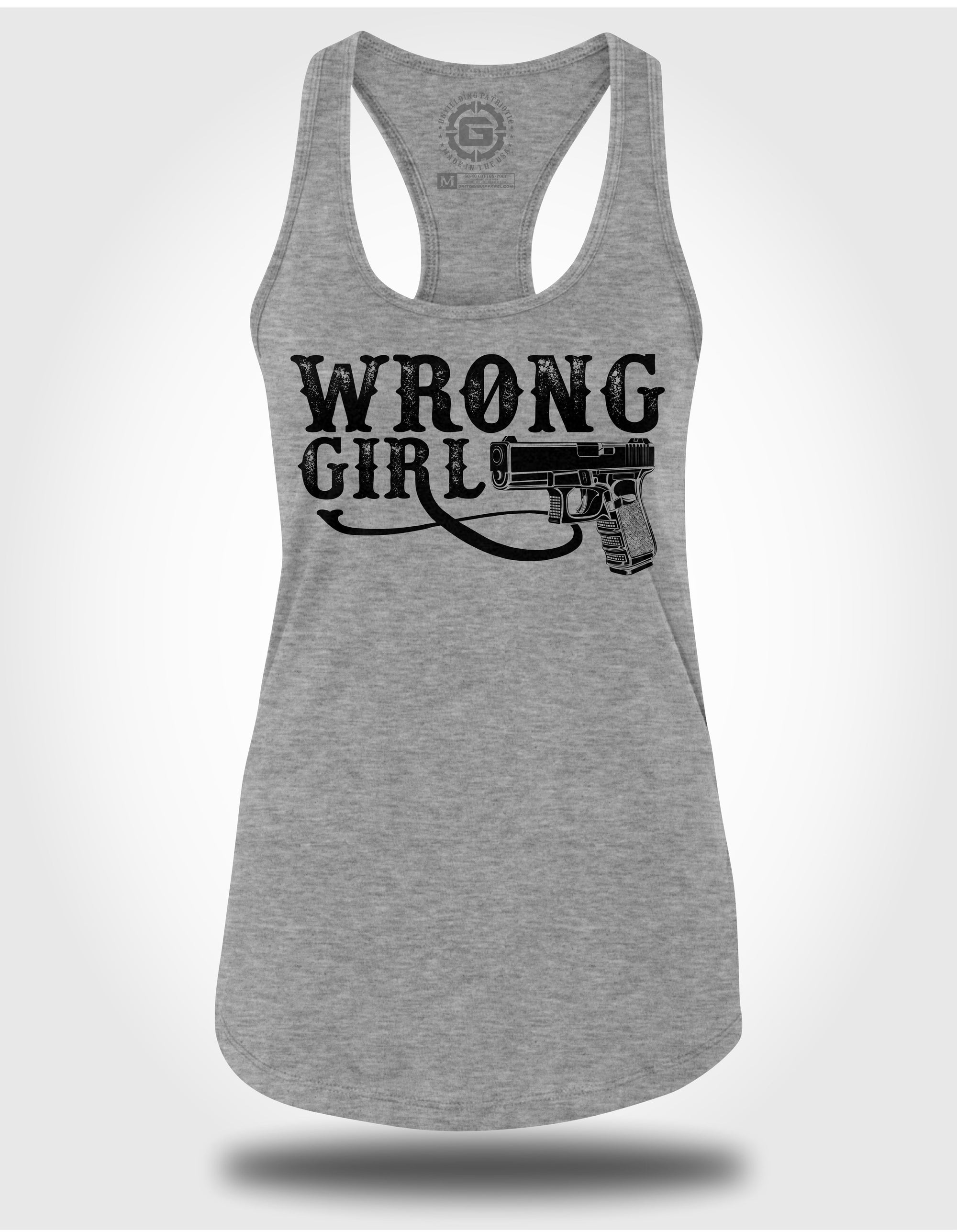 Wrong Girl Ladies RacerBack Tank | Grit Gear Apparel ®