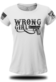 Wrong Girl With Glock T-shirt | Grit Gear Apparel