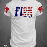 Ryan Weaver FISH Stars and Stripes T-shirt | Grit Gear Apparel