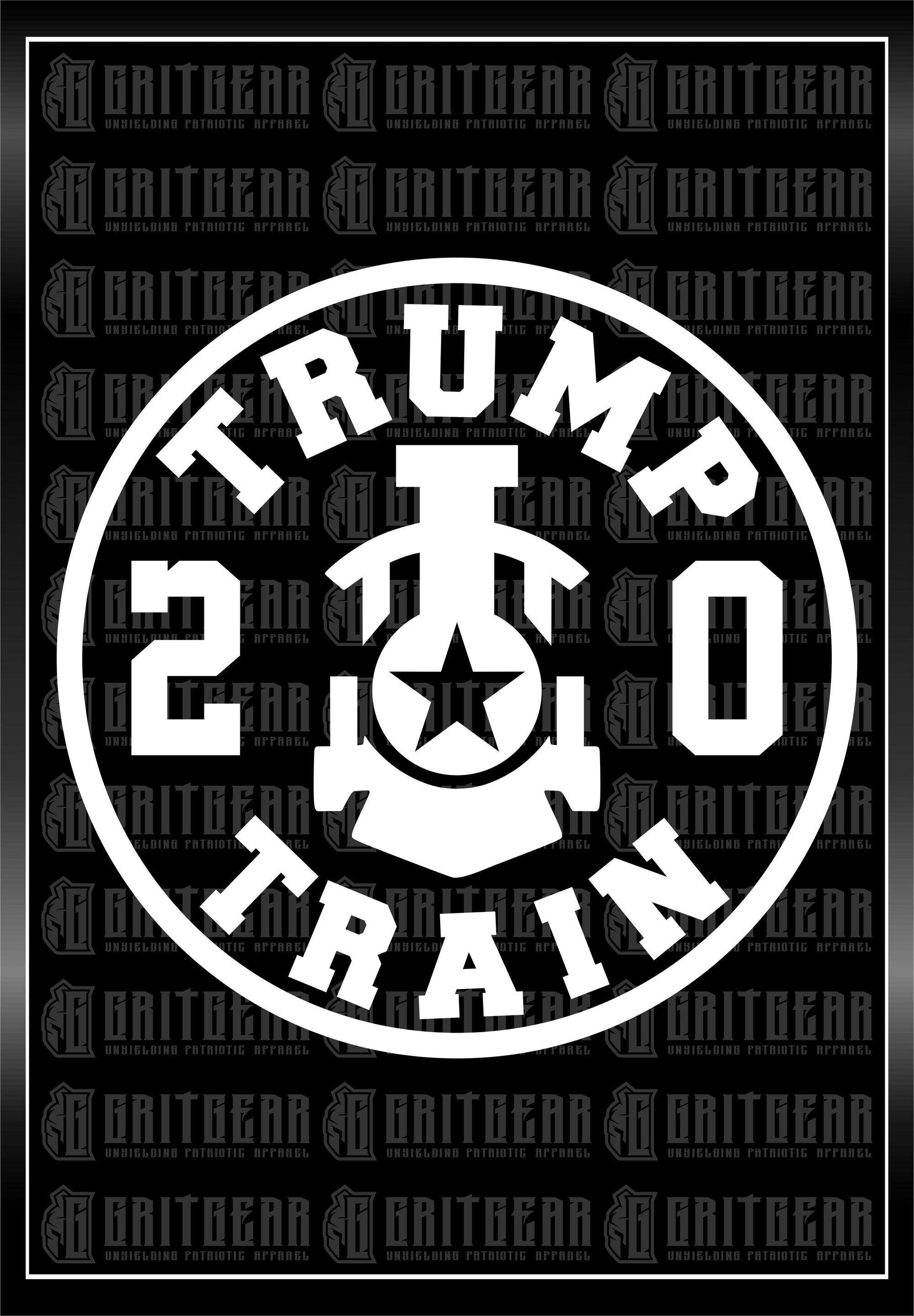 Trump Train 2020 Vinyl Decal | Grit Gear Apparel